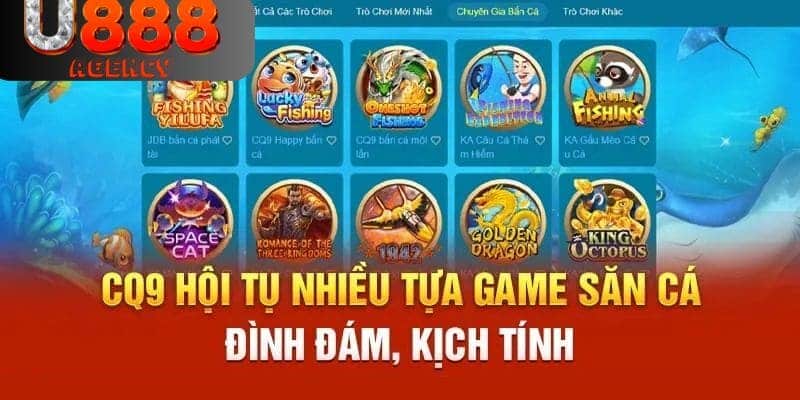 Những sảnh cược cung cấp game bắn cá hot nhất của U888