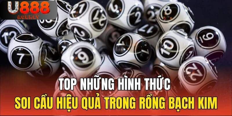 Top những hình thức soi cầu hiệu quả trong Rồng Bạch Kim