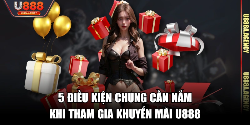 5 điều kiện chung cần nắm khi tham gia khuyến mãi U888