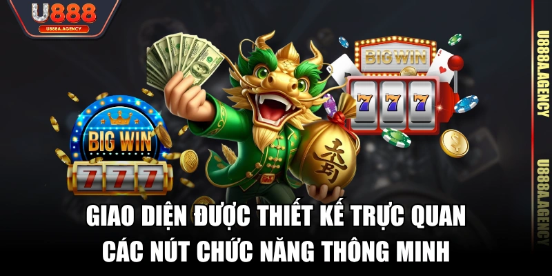 Giao diện được thiết kế trực quan & các nút chức năng thông minh